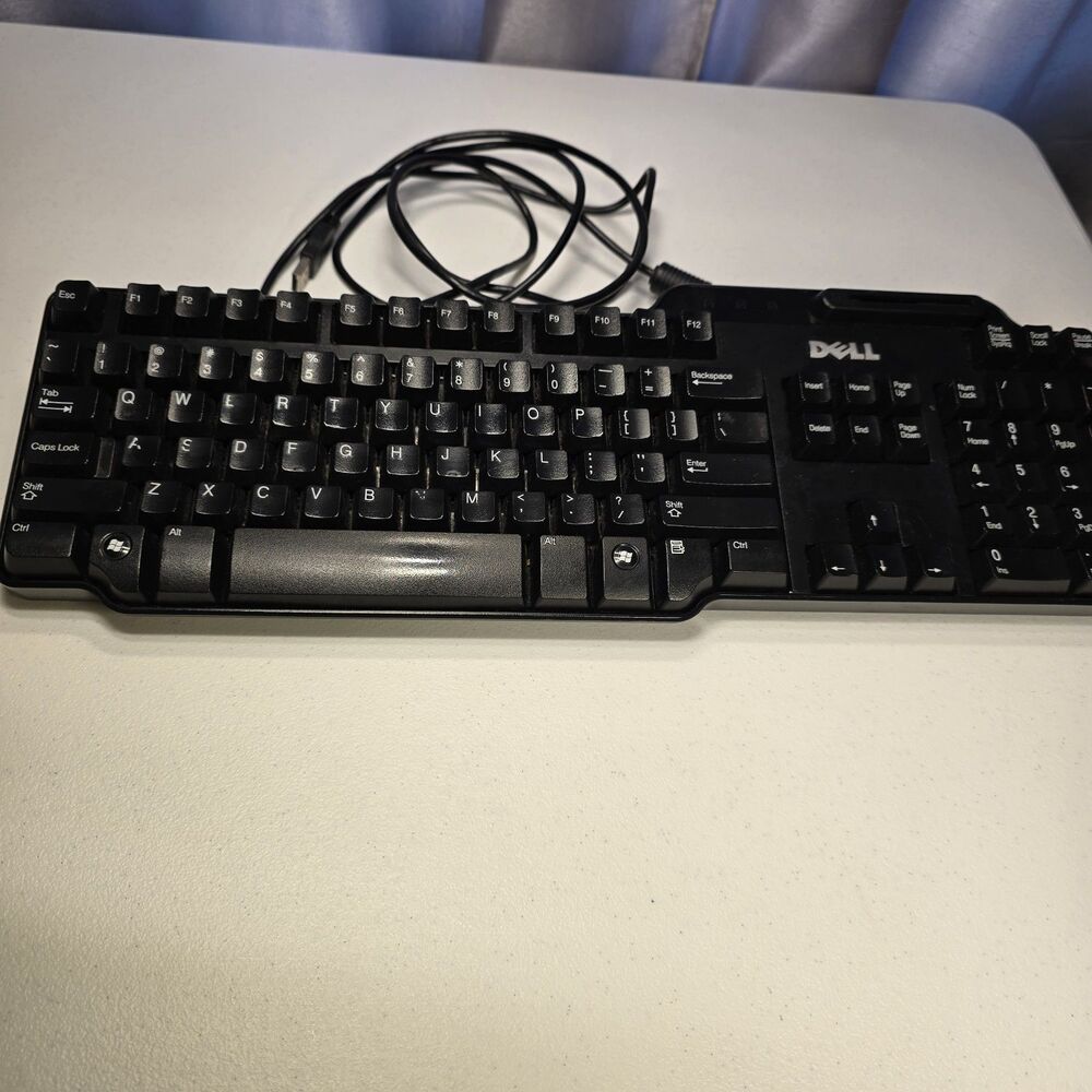 Dell USB Wired Smart Card Reader Black Keyboard SK-3205
